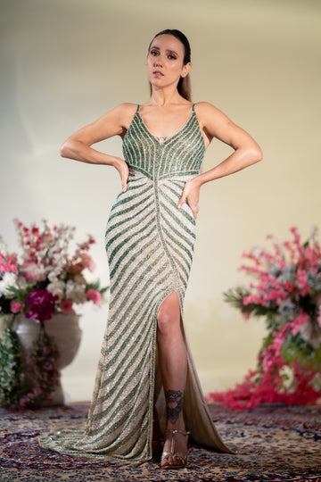 Emerald  Gown