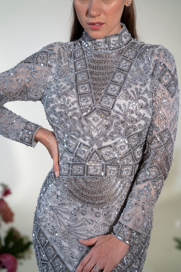 Silver Royale  Gown